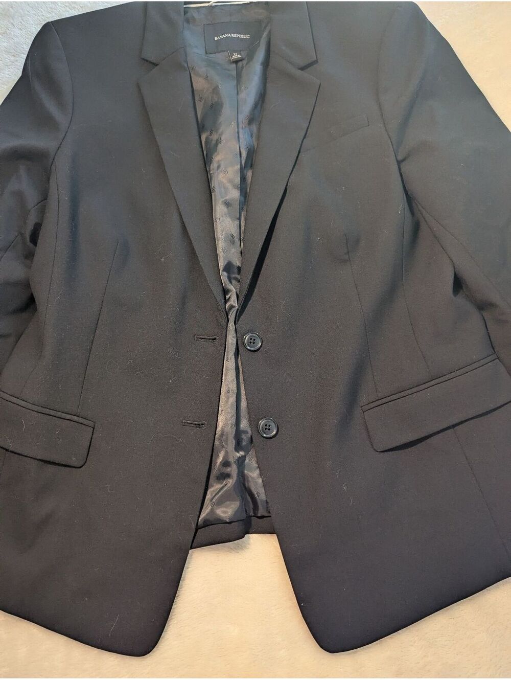 Banana Republic Black Classic Blazer Size 14